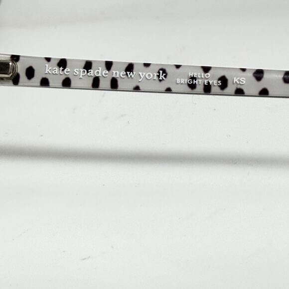 KATE SPADE Bari 807 Black 47mm Eyeglasses Women's Full Rim Cat Eye H20057 - Picture 6 of 7